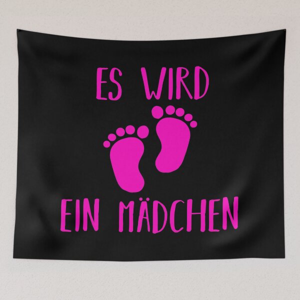 Artikelvorschau, Es Wird Ein Mädchen! Schwangerschaft Geschenkidee entworfen und verkauft von Argentini.