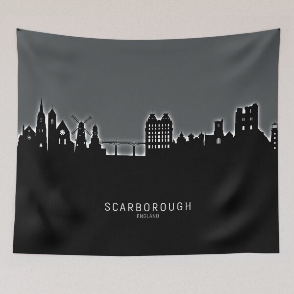 Item preview, Scarborough England Skyline designed and sold by ArtPrints.