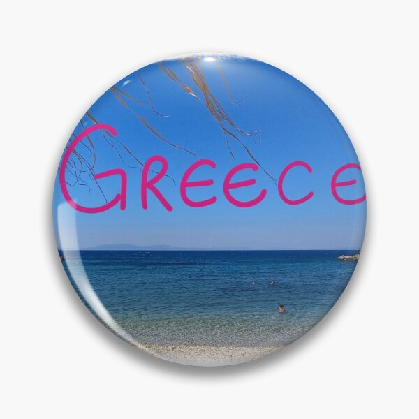 Item preview,  Greece - Travel Memories - Beach (Pink) designed and sold by nabeArtist.