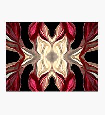 Dull Gold Heart Photographic Print
