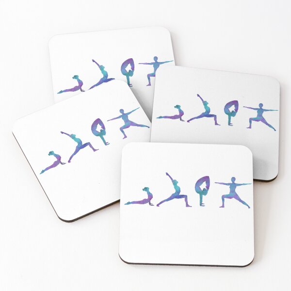 Item preview, Colorful Yoga Progression designed and sold by AthenaPlays.