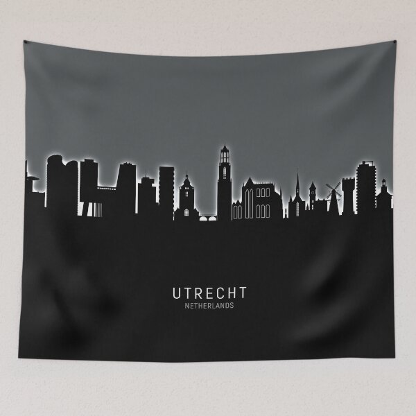 Item preview, Utrecht The Netherlands Skyline designed and sold by ArtPrints.