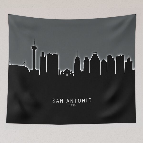 Item preview, San Antonio Texas Skyline designed and sold by ArtPrints.