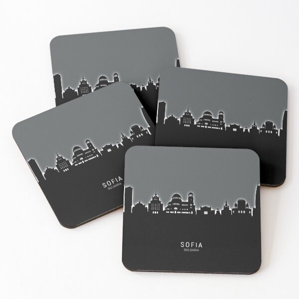Item preview, Sofia Bulgaria Skyline designed and sold by ArtPrints.