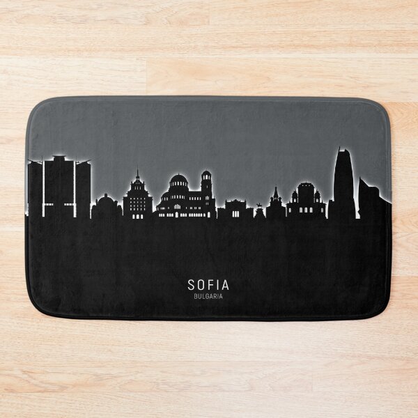 Item preview, Sofia Bulgaria Skyline designed and sold by ArtPrints.