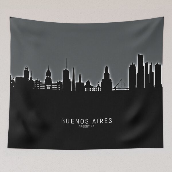Item preview, Buenos Aires Argentina Skyline designed and sold by ArtPrints.