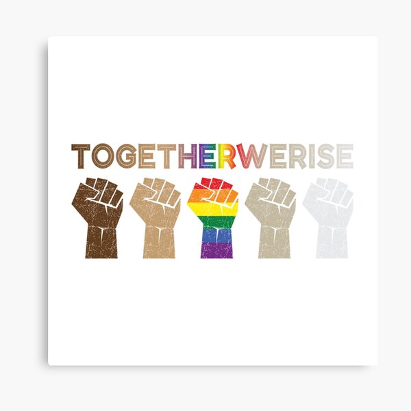 Together We Rise Canvas Print