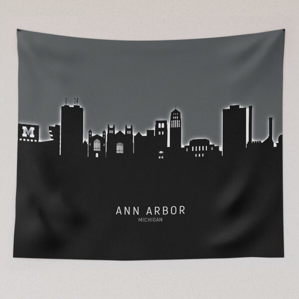Item preview, Ann Arbor Michigan Skyline designed and sold by ArtPrints.