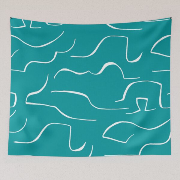 Item preview, Breeze blue color pattern designed and sold by Shineyarts.