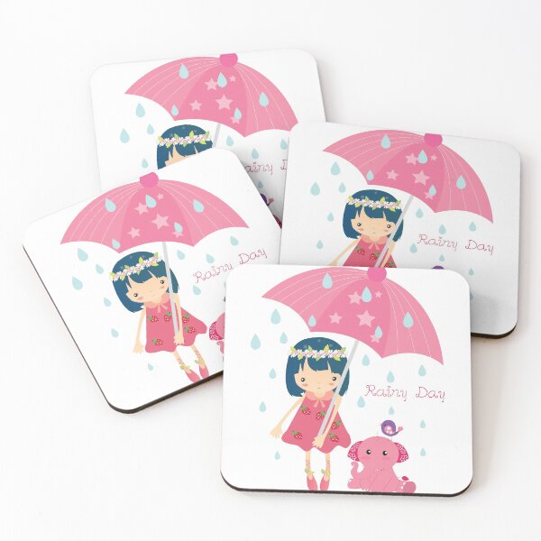 Item preview, Rainy Day Cute Little Sasumi and Her friends designed and sold by sasumiworld.