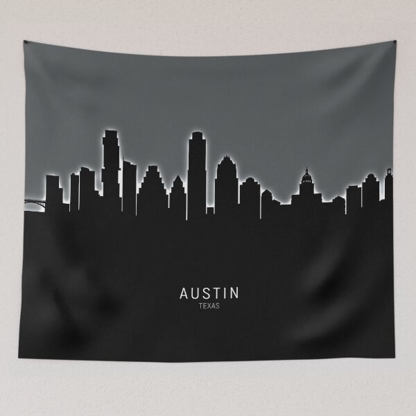 Item preview, Austin Texas Skyline designed and sold by ArtPrints.