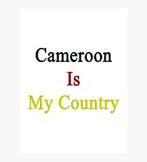 Cameroon Is My Country Photographic Print