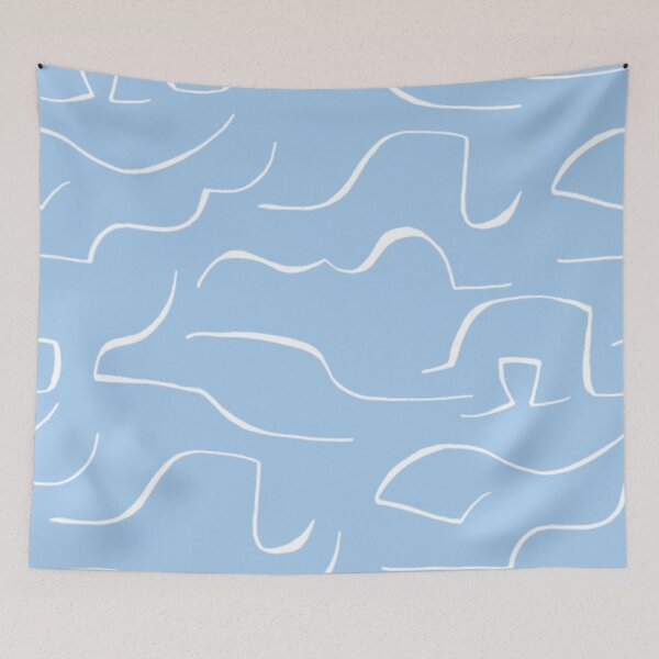 Item preview, Light blue color pattern designed and sold by Shineyarts.