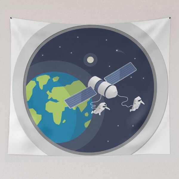 Item preview, NASA Astronauts Spacewalk designed and sold by -Stack-.