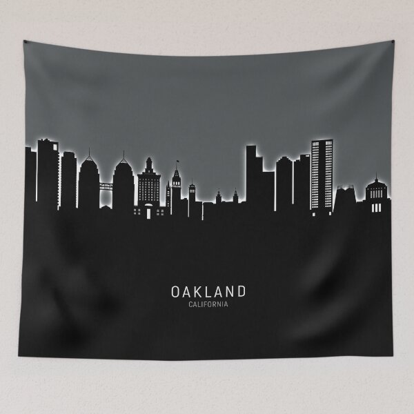 Item preview, Oakland California Skyline designed and sold by ArtPrints.