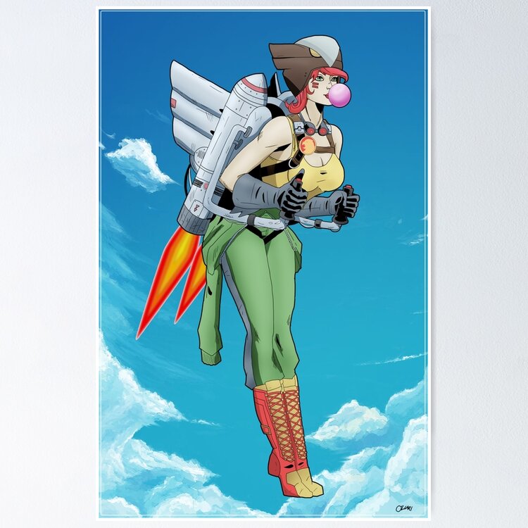 Bombshell Hawkgirl Sticker