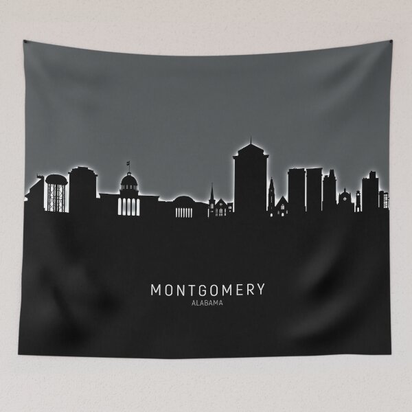 Item preview, Montgomery Alabama Skyline designed and sold by ArtPrints.