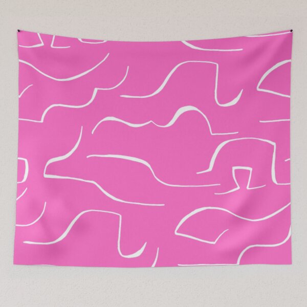 Item preview, Dark pink color pattern designed and sold by Shineyarts.