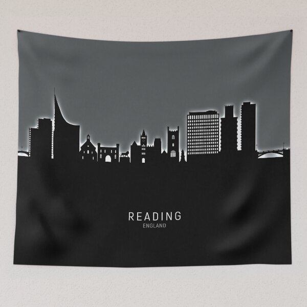 Artikelvorschau, Reading England Skyline entworfen und verkauft von ArtPrints.