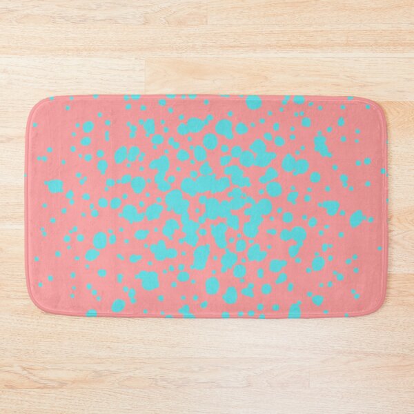 Item preview, Teal Splatter On Coral Design  designed and sold by Easy Breezy.
