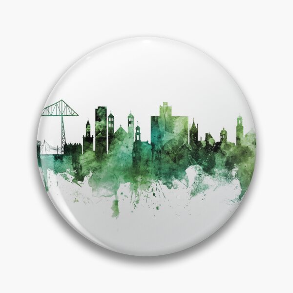 Item preview, Middlesbrough England Skyline designed and sold by ArtPrints.