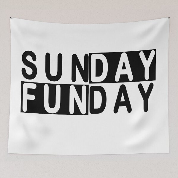 Aperçu de l'œuvre Dimanche Funday Awsome Design créée et vendue par FHdesigns.