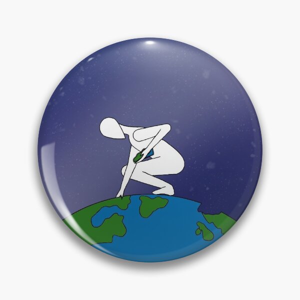 World Greed Pin