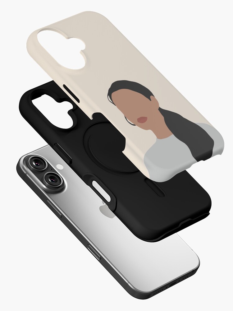 Thumbnail 2 of 4, iPhone Case, Abstract Women Portrait designed and sold by raluca20.