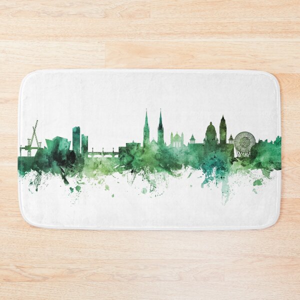 Item preview, Belfast Northern Ireland Skyline designed and sold by ArtPrints.