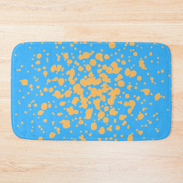 Item preview, Orange Splatter On Blue Design  designed and sold by Easy Breezy.