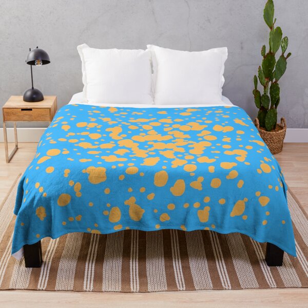 Item preview, Orange Splatter On Blue Design  designed and sold by Easy Breezy.