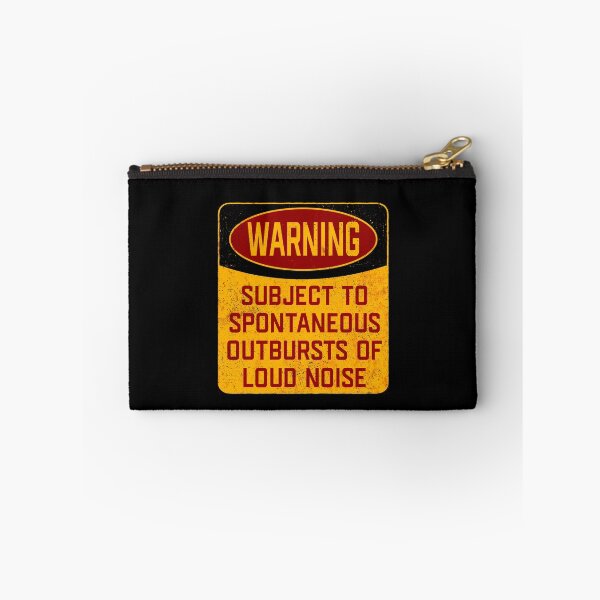 Item preview, Warning Subject To Spontaneous Outbursts Of Loud Noise designed and sold by kudostees.