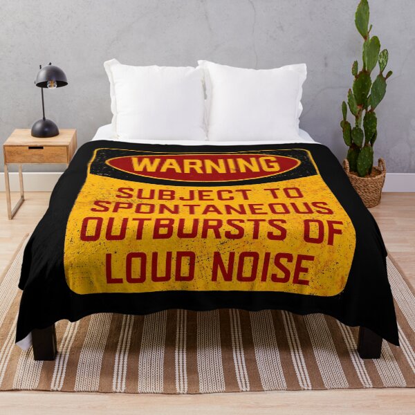 Item preview, Warning Subject To Spontaneous Outbursts Of Loud Noise designed and sold by kudostees.