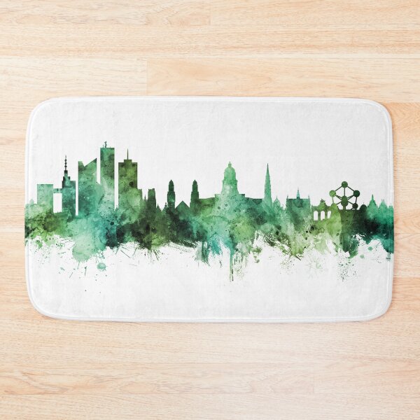 Item preview, Brussels Belgium Skyline designed and sold by ArtPrints.