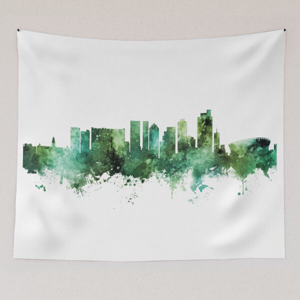 Item preview, Cape Town South Africa Skyline designed and sold by ArtPrints.