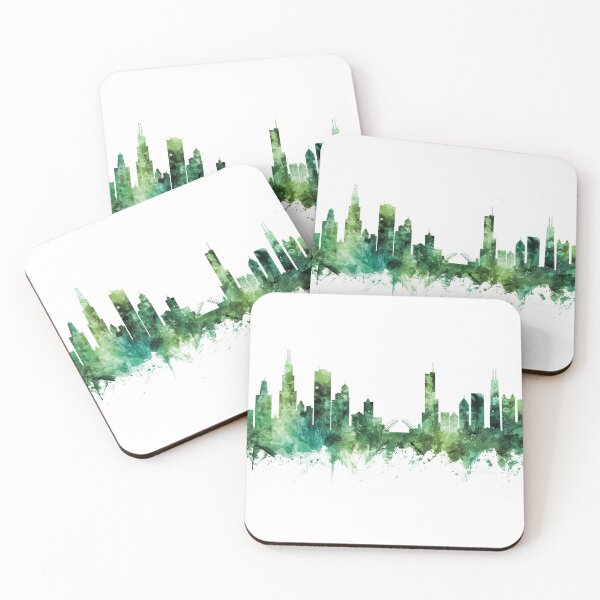 Item preview, Chicago Illinois Skyline designed and sold by ArtPrints.