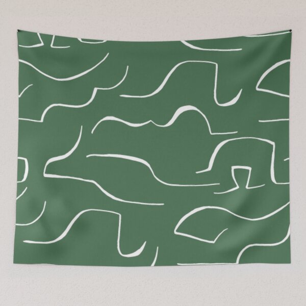 Item preview, Dark green color pattern designed and sold by Shineyarts.