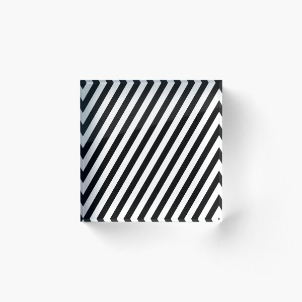 Item preview, Black and White Diagonal Stripes designed and sold by Ludovic Geusa.