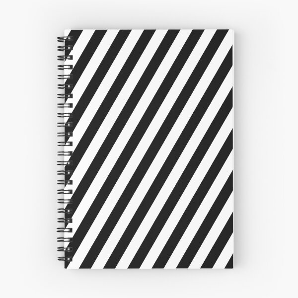 Item preview, Black and White Diagonal Stripes designed and sold by Ludovic Geusa.