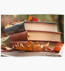 autumn reading Poster