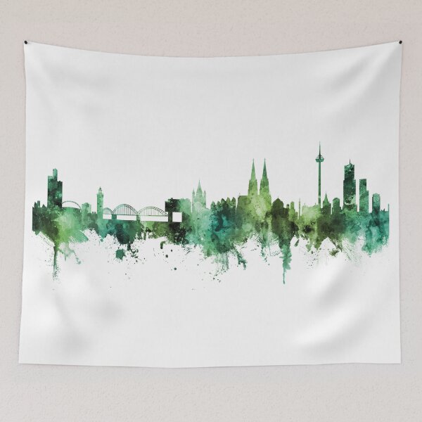 Item preview, Cologne Germany Skyline designed and sold by ArtPrints.