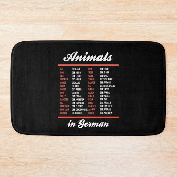 Item preview, Animals In German - German Language Cheatsheet designed and sold by HiddenVerb.