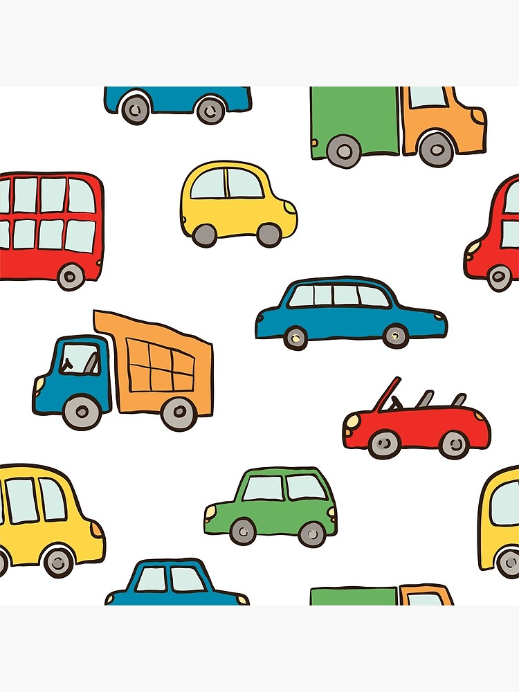 Cartoon Car Childrens Illustrations Vector Poster Stock Vector (Royalty  Free) 2342901969 | Shutterstock