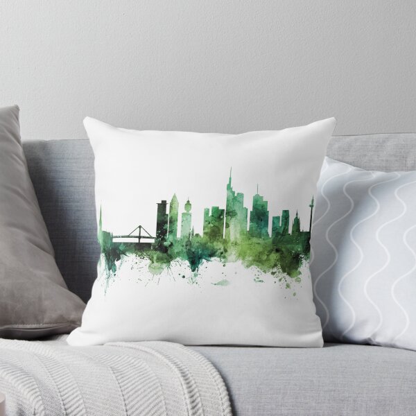 Artikelvorschau, Frankfurt Germany Skyline entworfen und verkauft von ArtPrints.