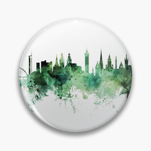 Item preview, Glasgow Scotland Skyline designed and sold by ArtPrints.