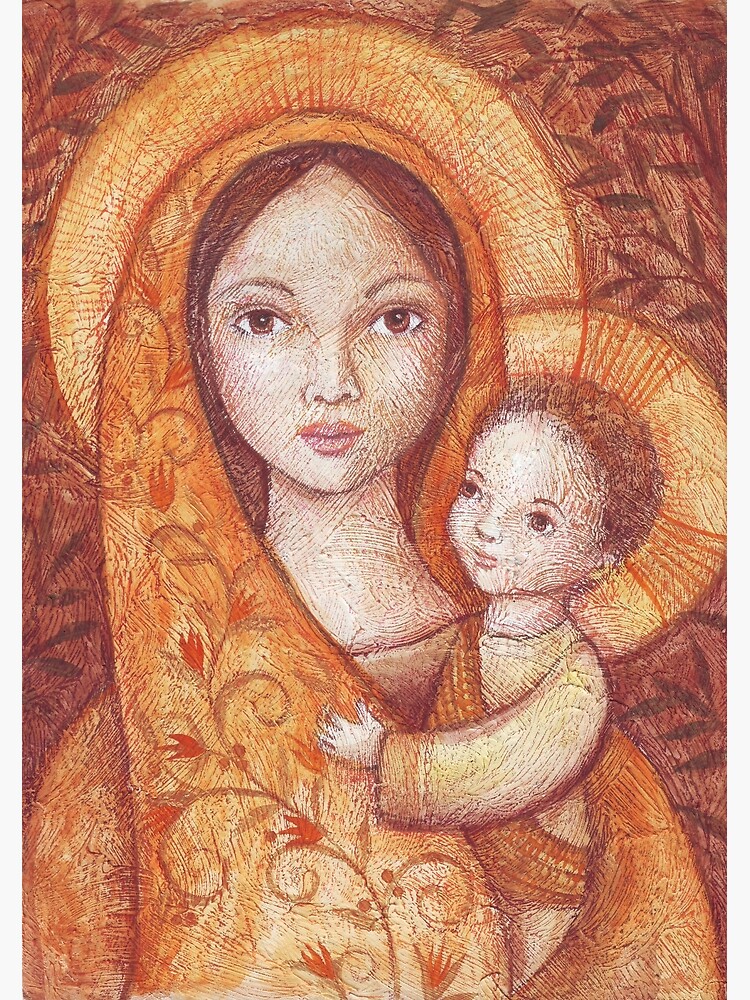 Madonna And Child Canvas Print For Sale By Papemelroti Redbubble   Flat,750x,075,f Pad,750x1000,f8f8f8 