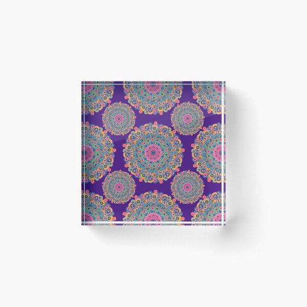 Item preview, Bohemian ethnic pattern- violet  designed and sold by Urvashi Patel.