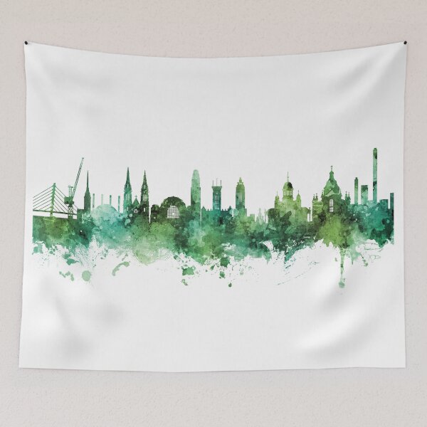 Artikelvorschau, Helsinki Finland Skyline entworfen und verkauft von ArtPrints.