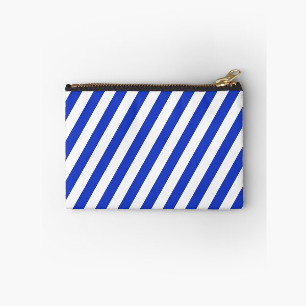 Item preview, Blue and White Diagonal Stripes designed and sold by Ludovic Geusa.