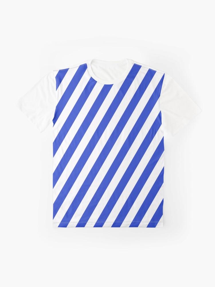 Tシャツ・カットソー DIAGONAL : 25SS / STRIPE GRAPHIC PRINTING TEE (2COLORS) Multicolour Multicolor Striped Rib T-shirt | GANNI US